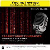 PENCIL's Cabaret Night fundraiser honoring Angie Adams