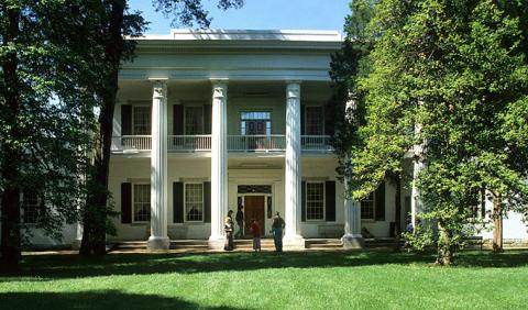 Andrew Jackson's home the Hermitage in Nashville Tennessee
