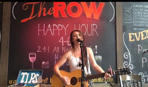 Laurel Wright performing at The Row in the Vandy area of Nashville