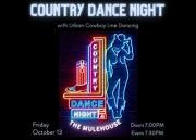 Country Dance Night - With Urban Cowboy Line Dancing 