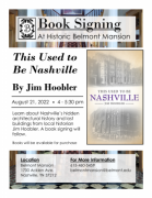 "This Used to Be Nashville" Book Signing