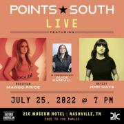 Points South Live featuring Margo Price and Jodi Hays in conversation with Alice Randall