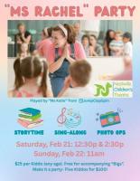 "Ms. Rachel" Party: Songs, Stories, Meet & Greet