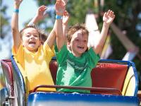 Kids enjoying the Williamson County Fair