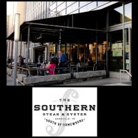 Outdoor dining at The Southern Steak & Oyster in downtonw Nashville Tennessee Outdoor Patio at The Southern Steak & Oyster in downtonw Nashville Tennessee