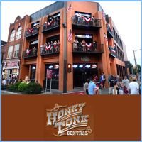 Party at the 3 story Honky Tonk Central in downtown Nashville Tennessee
