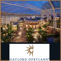 Inside Gaylord Opryland Hotel in Nashville Tennessee