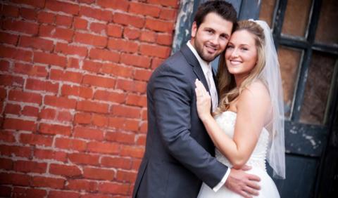 Beautiful couple married at The Mill in Lebanon photo by Lane Photography