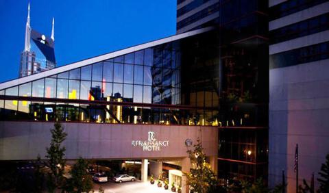 Nashville's Best Hotels like Renaissance Hotel Stay at the Renaissance Hotel walking distance from downtown Nashville's attractions like the Ryman