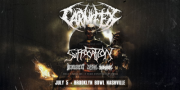 A full night of metal music with Carnifex, Suffocation, Devourment, Distant, and Bodybox.