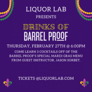 Drinks of Barrel Proof