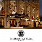 The Hermitage Hotel in downtown Nashville Tennessee