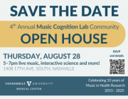 4th Annual Vanderbilt Music Cognition Lab Community Open House