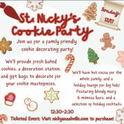 St. Nicky’s Cookie Decorating Party