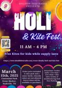 Holi and Kite Fest (Festival of Colors and Kite Festival)